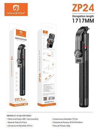 ￼H'maston ZP24 Bastão Tripé Pau De Selfie Suporte Celular Com Controle 171cm