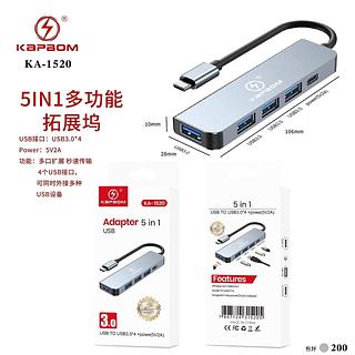 Tipo C HUB USB 3.0 100W Multiportas Com Portas Para Acessórios De Computador Macbook