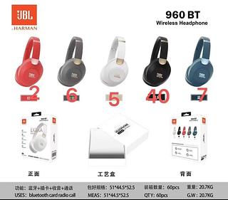 Fone De Ouvido Tune 960BT Fone Bluetooth Sem Fio