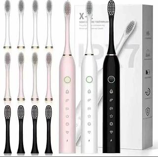 Escova Dental Elétrica X-3 c/ Modos de Escovação Vibração Ultrassônica -