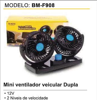 ventinador dupla automativo 12v 2nives de velocidade