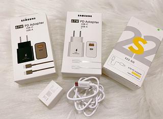 Carregador Turbo 67w Pd Adapter Usb-c Usb-a Samsung com cabo typec