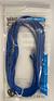 Cabo De Rede 3m Ethernet Rj45 Lan Cat5e Azul C/ 3 Metros