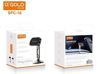 SUPORTE MAGNÉTICO PARA CARRO DOBRAMENTO DUPLO + Base gira 360 graus—AGOLD