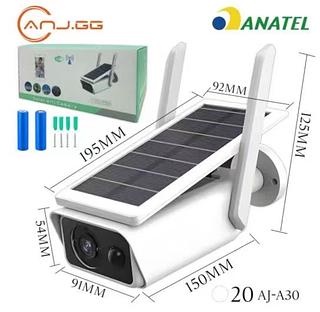 Câmera De Segurança Wifi Energia Solar Ou Bateria Kapbom KA-S710