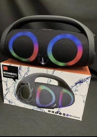 Alto-falante JBL Boombox 2 portátil com bluetooth LED