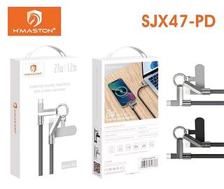 Cabo de Dados 27W Typec para iPhone 1.2m（Cabo celular com alça ）