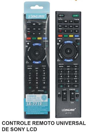 controle remoto universal SONY LCD/LED 7712
