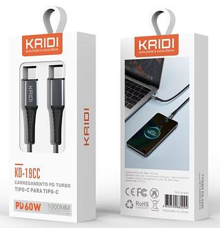 Cabo Carregador Turbo Tipo C 60 W Pd Para iPhone 15