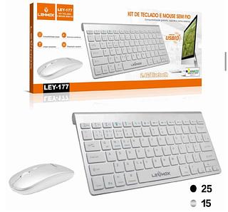 Kit Teclado E Mouse Para Computador Notebook Sem Fio