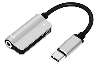 Adaptador Type-c Para P2 Fone + Alimentação Knup