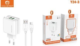 Carregadores 5.1 Carga Rápida Typec H´maston