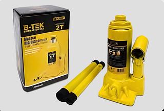 Macaco Hidráulico Garrafa B-TEK 2 Toneladas BT-387 Para Veículos