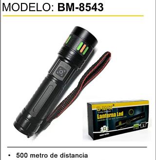 Lanterna Super Led Holofote Ultra Potente Recarregavel 2000L—BMAX