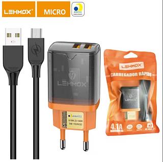 carregador rapido 3.1A v8–lehmox