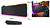 Mouse pad Para Jogo Gamer Extra Grande 80 x 30 cm com LED RGB Speed Edition Preto Liso Sem Estampa Mousepad