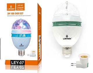 QUALIDADE Lampada De Led Colorido Rotativa Giratória Bola Maluca Festa