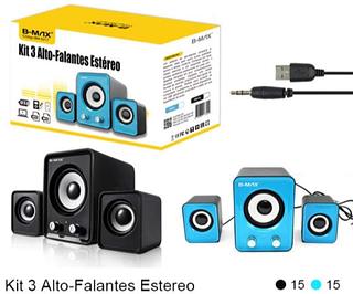 Caixa Caixinha De Som Portátil Pc P2 Usb Notebook Computador