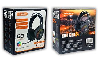 Headset Gamer Fone de Ouvido Com Microfone Para PS4, PS5, X-one, Celula e Computador