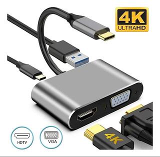 Usb 3.0 Para Vga+hdmi Conversor Adaptador Hd 1080p Computado