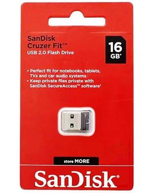 Pendrive Sandisk 16gb Cruzer Fit