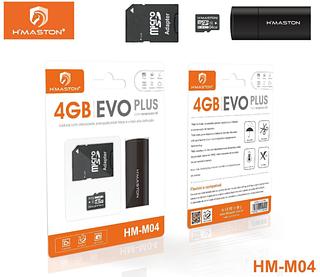 Cartão de Memória Micro Sd 4GB Original com Adaptador Sd para Celular Notebook Filmadora-HMASTON）