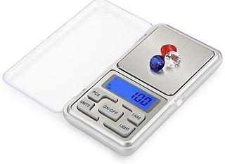Mini Balança Digital De Bolso E Alta Precisão 0,1g Até 500g