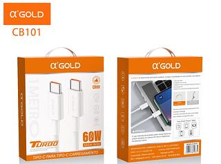 Cabo PD60W carrega rapido type-c for type-c cable bom 9v3a