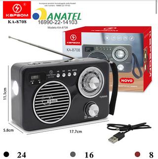 Rádio Retrô FM AM SW TF com Bluetooth Radio Retro