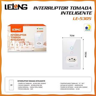 Interruptor Inteligente Lelong Le-5305 Tecnologia E Estilo BrancoInterruptor Inteligente Lelong Le-5305 Tecnologia E Estilo Branco