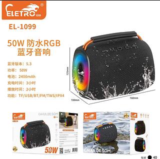 Caixa de Som Eletro EL-1099 Caixa de som 50W Potente Qualidade Alta