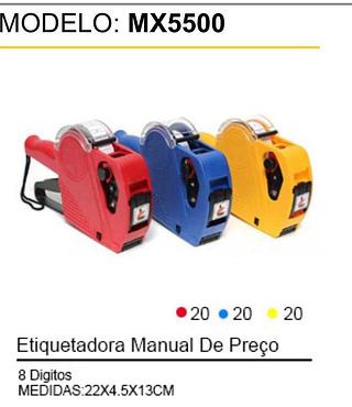 Etiquetadora Original Mx5500 Preço Ref Cod Tam