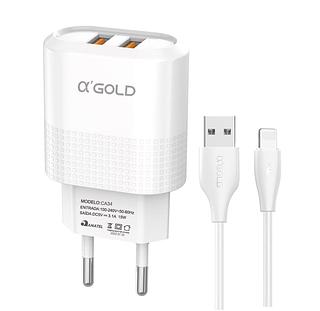 CARREGADOR RAPIDO PARA V8 3.1A 1 USB AGOLD