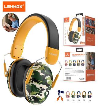 Abafador Ruído Proteção Auricular Concha Auditivo Autista Atenua Segurança Autismo Adultos e crianças