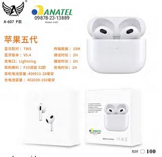 Pro5 Fone De Ouvido Bluetooth Pro Tws5.4–3 Air Premium Sem Fio Cor Branco