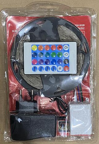 Fita Led Rgb 5050 Rolo 5m 300 Leds Ip65 + Controle + Fonte