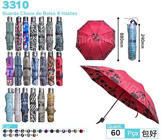 Guarda Chuva Sombrinha Bolsa Pequena Proteção Uv