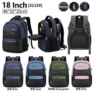 ￼Mochila Bolsa Impermeável Notebook Cabo De Aço Usb Reflexiva