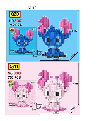 BLOCOS DE MONTAR COM 750PECAS .BLOCOS DE CONSTRUÇÃO Stitch