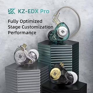 FONE KZ EDX PRO SEM MICROFONE - ORIGINAL LACRADO