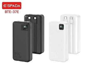 TURBO 22.5w Carregador Portátil Power Bank 20000 Para iPhone E Samsung Preto Universal